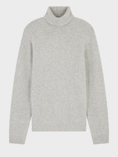 Pull Col Roul En Laine M Lang E Grise