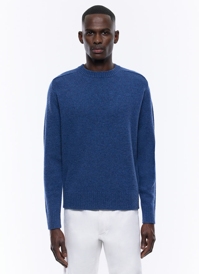 Sweater Col Rond En Laine Certifi E