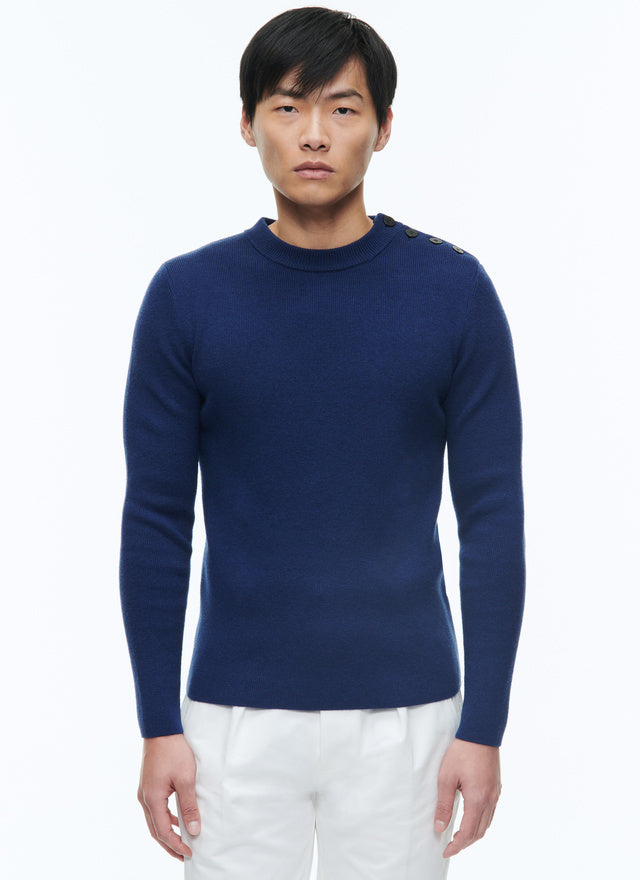 Sweater En Coton Et Laine Certifi E