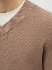 Pull Col V En Coton