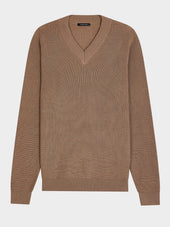 Pull Col V En Coton