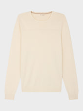 Pull Col Rond En Coton Cru