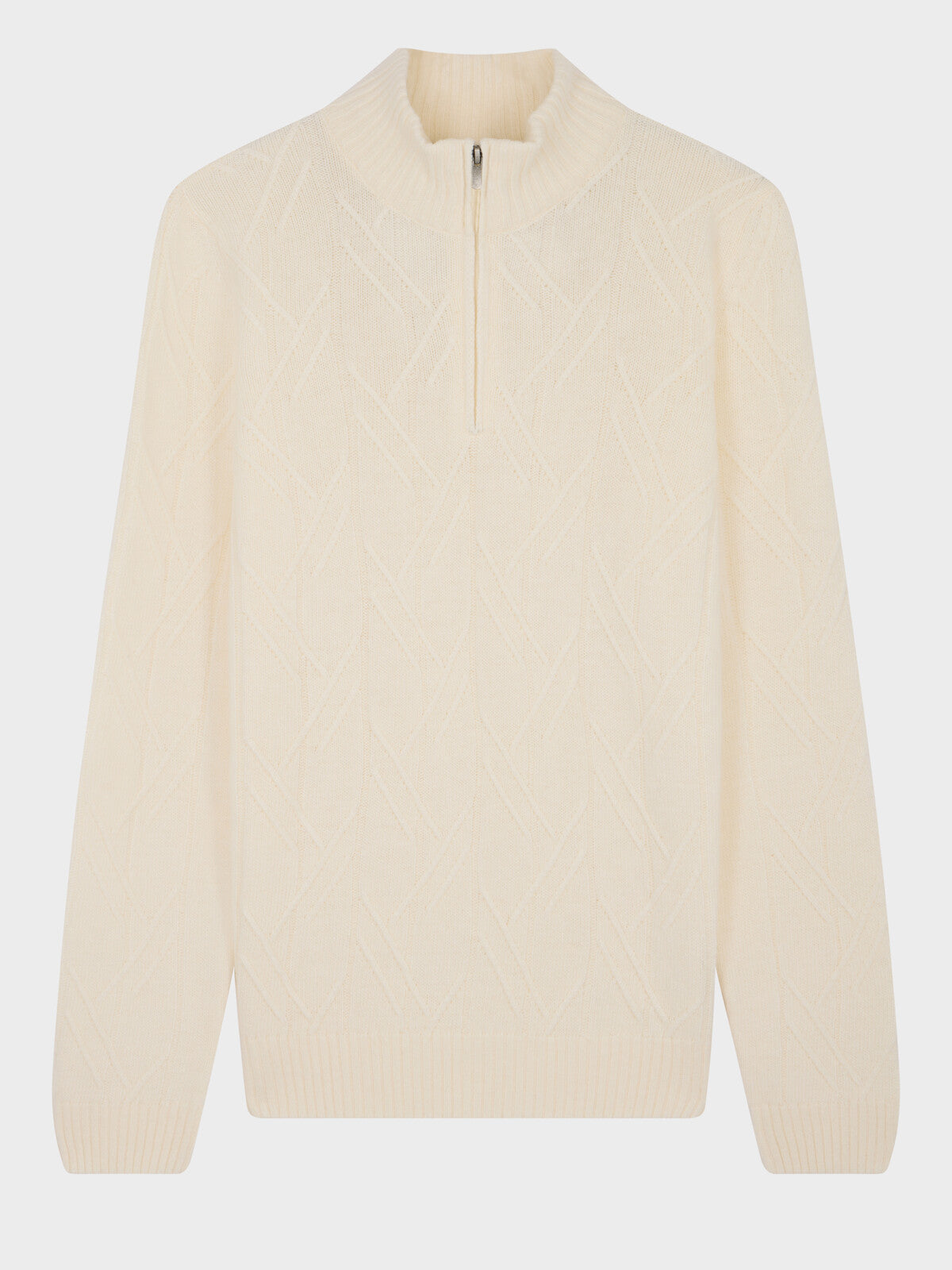 Pull Col Zipp En Laine M Lang E Crue