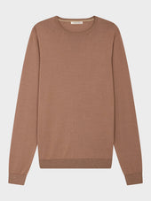 Pull Col Rond En Coton Et Soie