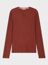 Pull Col Tunisien En Lin Et Coton