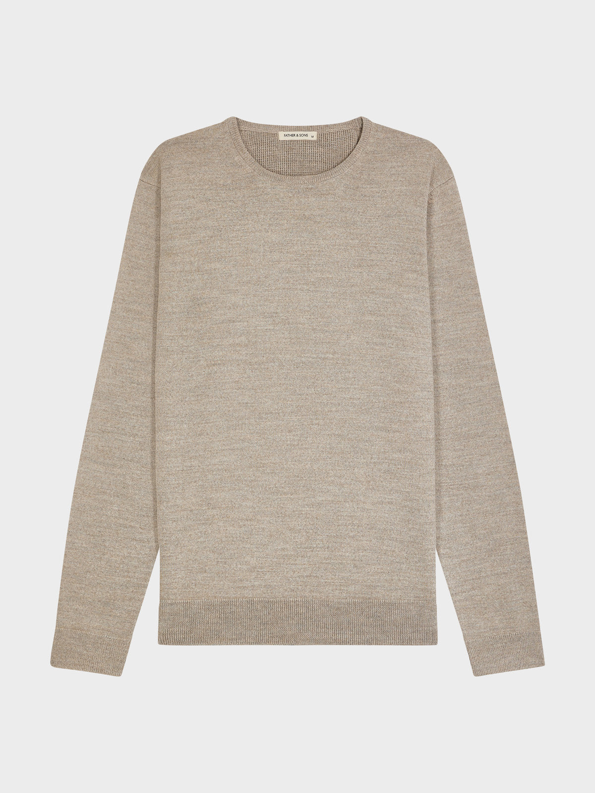 Pull Col Rond En Laine M Rinos M Lang E Beige