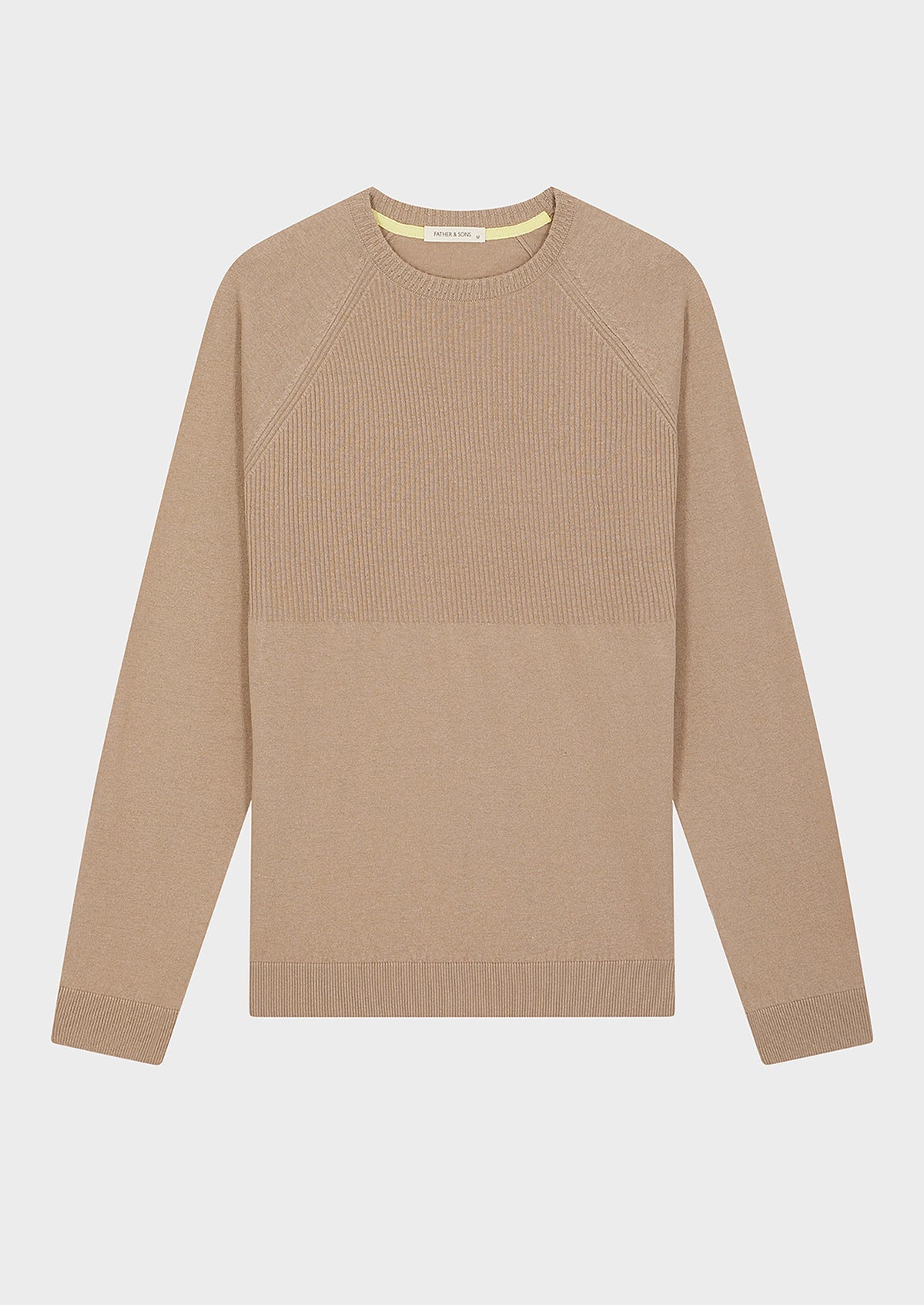 Sweater Col Rond En Coton Et Lin Unis
