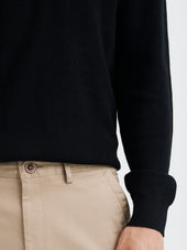 Pull Col Rond En Laine M Rinos M Lang E Noire