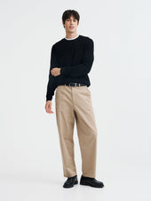 Pull Col Rond En Laine M Rinos M Lang E Noire