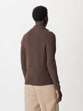 Pull Col Zipp En Laine M Rinos M Lang E Marron