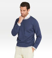 Pull à col rond en laine
