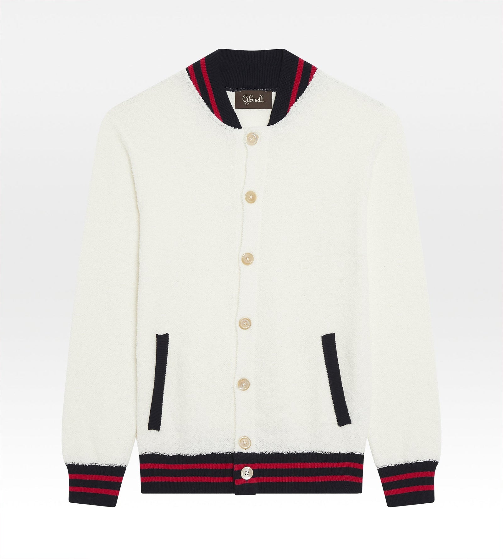 Cardigan En Coton Blanc