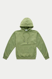 Cotton Fitted Hoodie Calliste Green