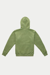 Cotton Fitted Hoodie Calliste Green