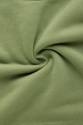 Cotton Fitted Hoodie Calliste Green