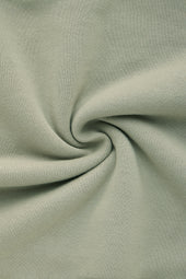Cotton Fitted Hoodie Eucalyptus