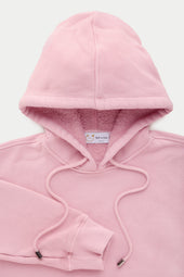 Cotton Fitted Hoodie Rose Elegance