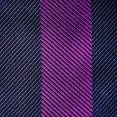 Purple Navy Block Stripe Silk Tie