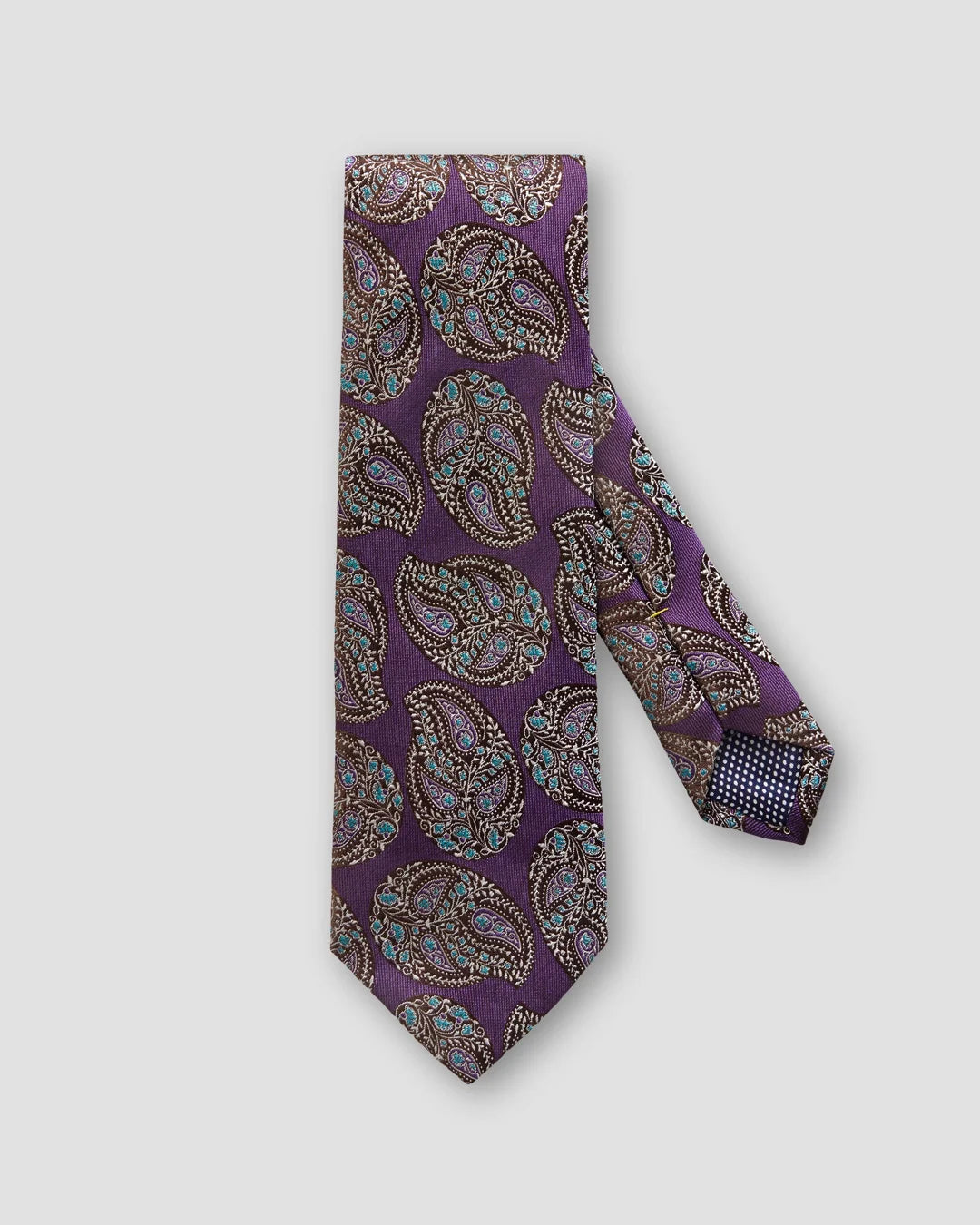 Purple Paisley Tie Eton