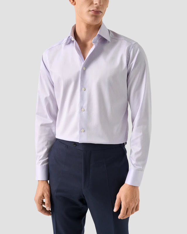 Helllila Signature-Twill-Hemd - Eton