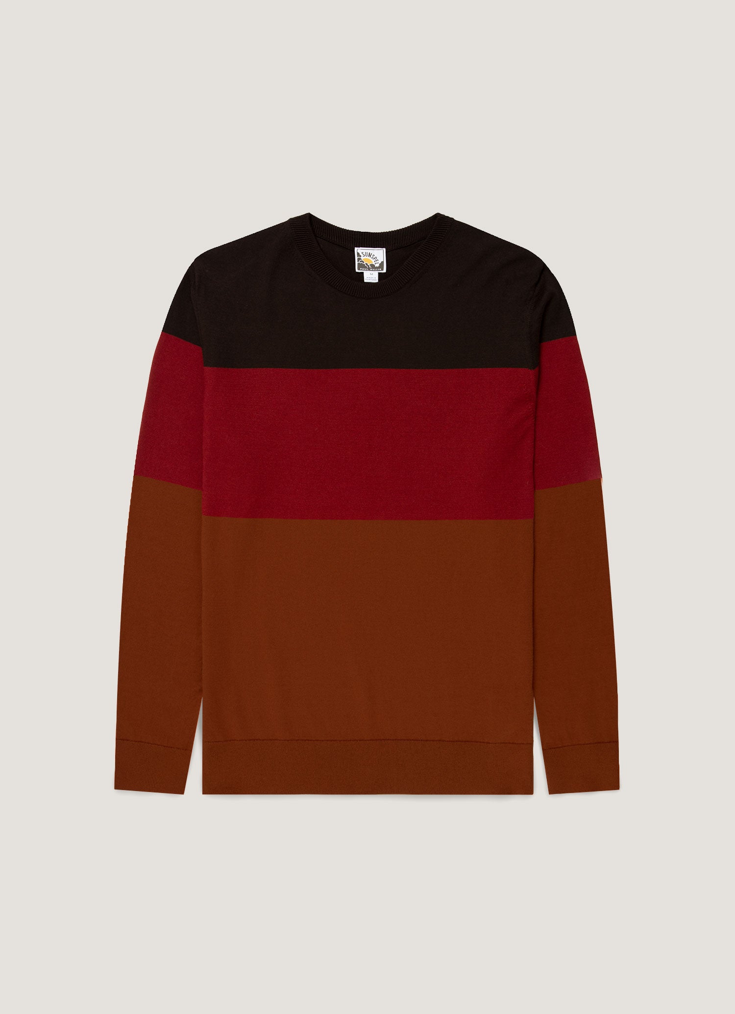 Men S Sunspel X Paul Weller Jumper In Dark Brown