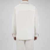 Piped Silk Pyjama Set