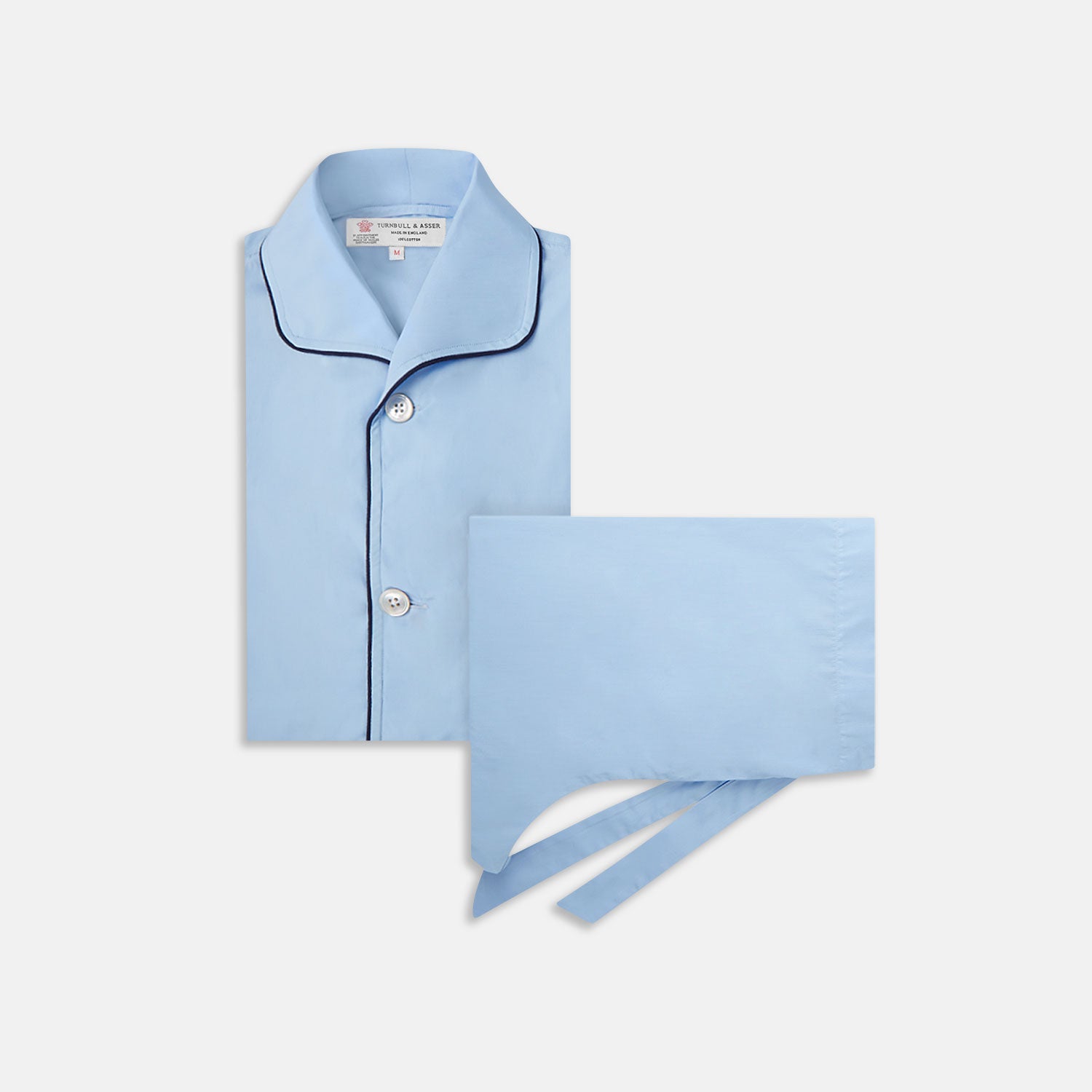 Light Piped Cotton Pyjama Set