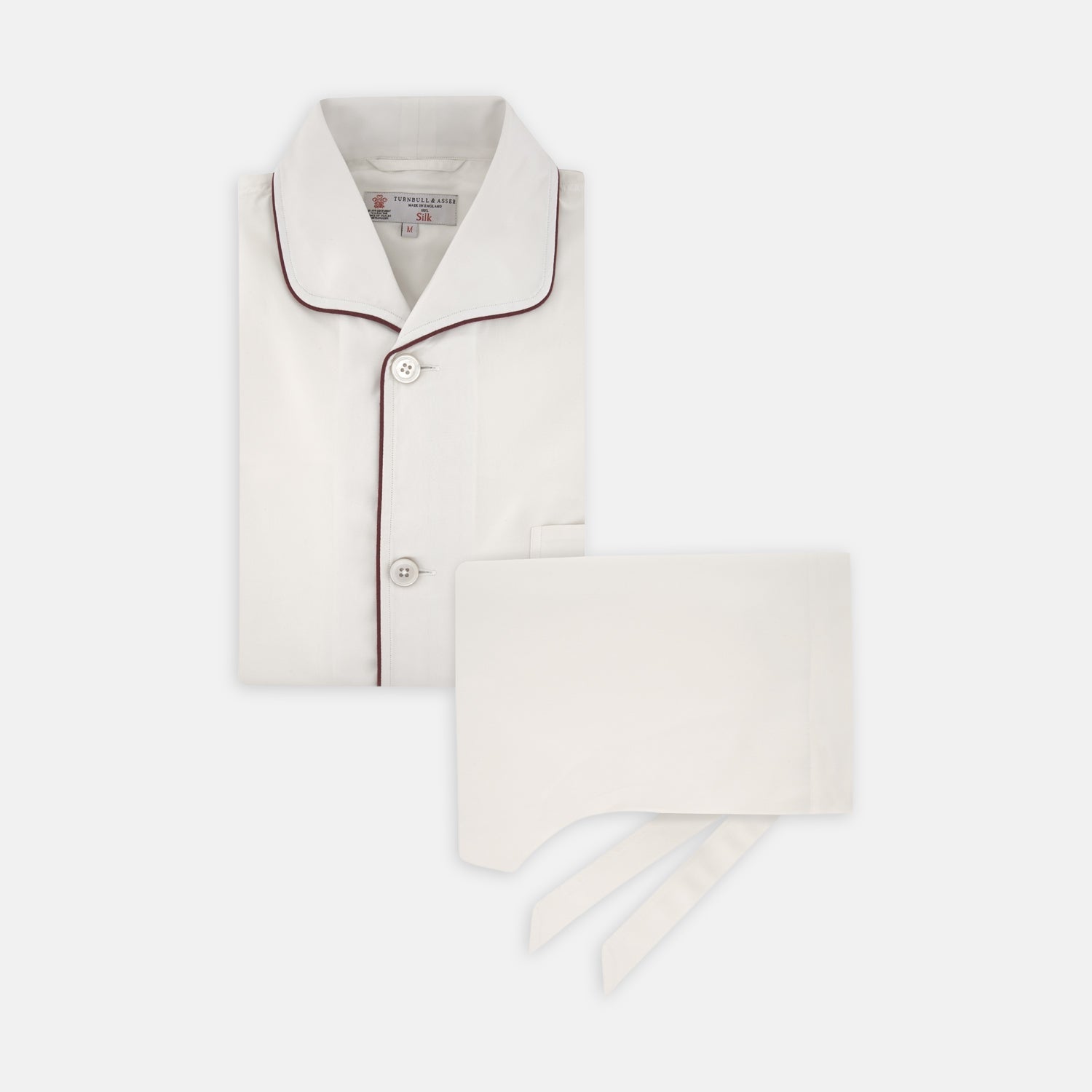 Piped Silk Pyjama Set