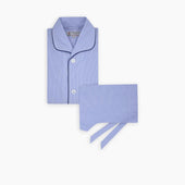 Fine Stripe Piped Sea Island Quality Cotton Pyjama Set