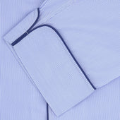 Fine Stripe Piped Sea Island Quality Cotton Pyjama Set