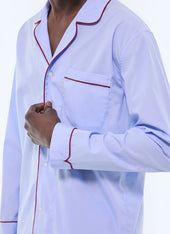 Cotton poplin pyjamas