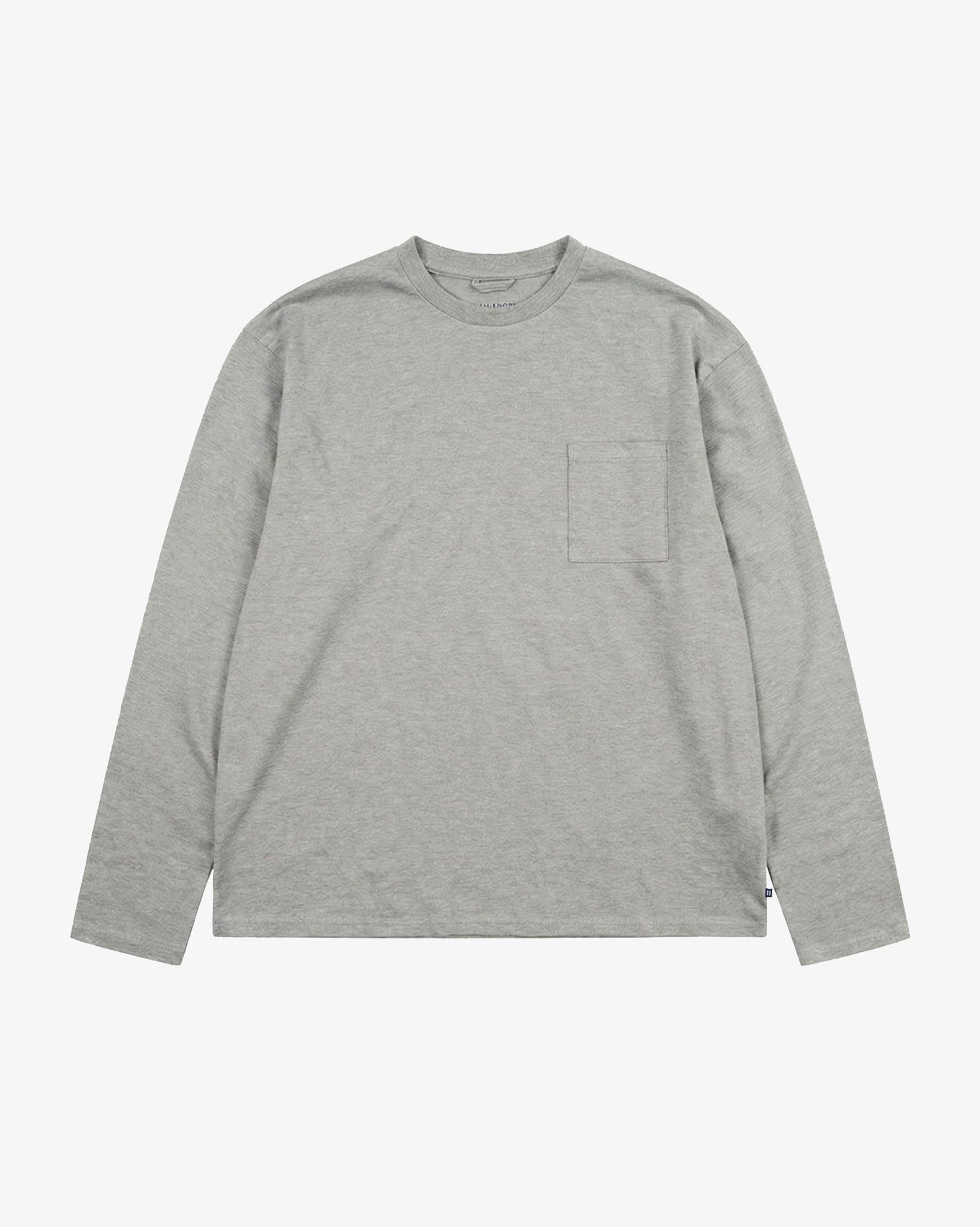 7010 Essential long sleeve t-shirt - grey marl