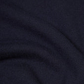 Cashmere cotton collegiate raglan sweatshirt in navy