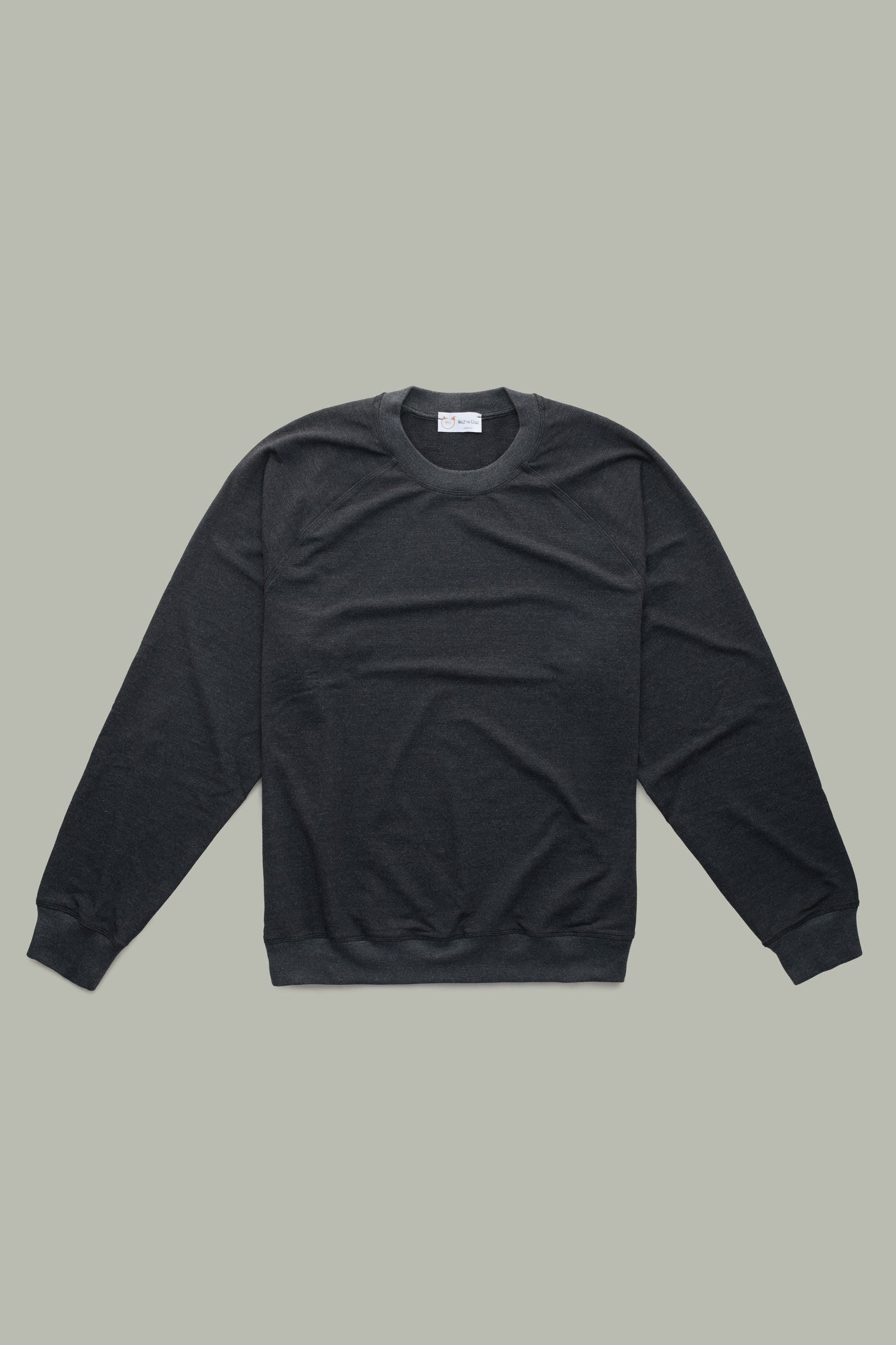 Bleach Raglan Bamboo Sorona Sweatshirt Black