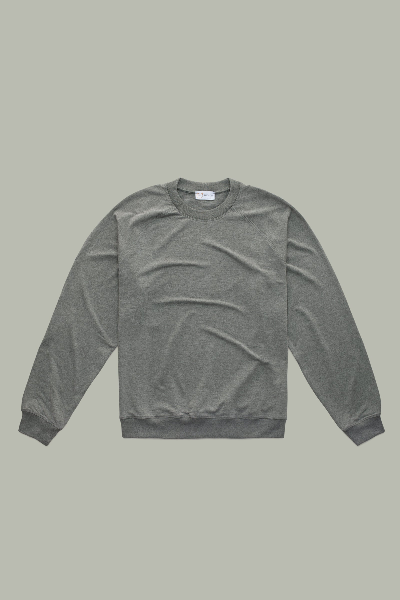 Bleach Raglan Bamboo Sorona Sweatshirt Gray