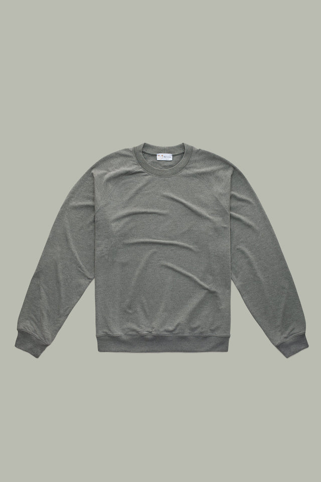 Bleach Raglan Bamboo Sorona Sweatshirt Gray