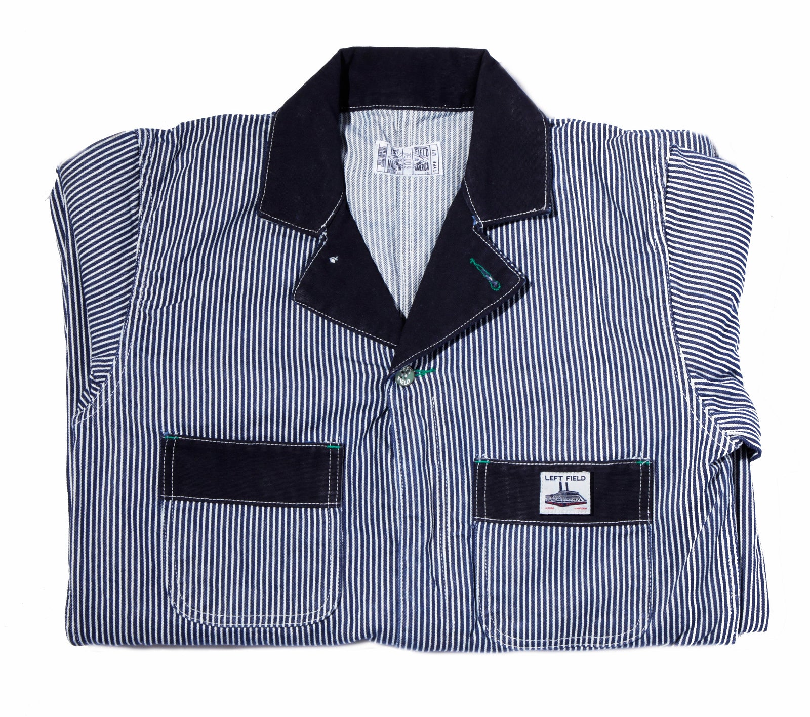 12 Oz Mount Vernon Hickory Stripe Coveralls