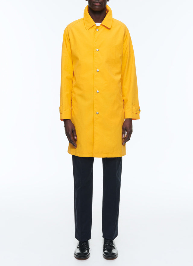 Water-repellent canvas coat