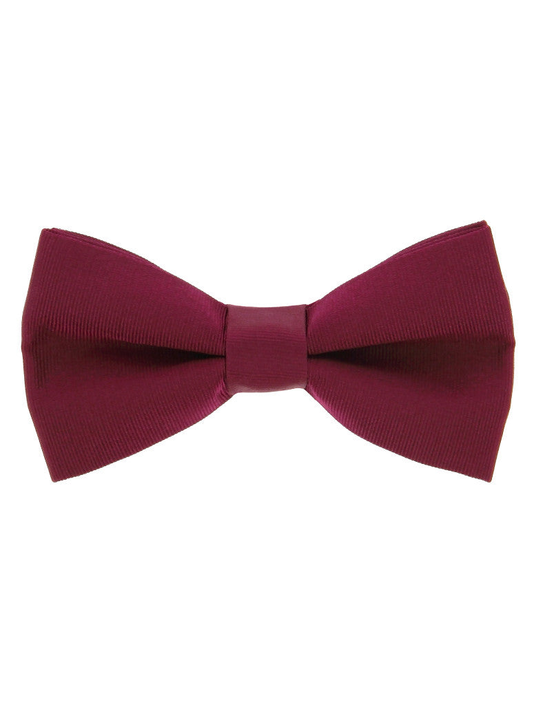 Raspberry Bow Tie In Silk C Me