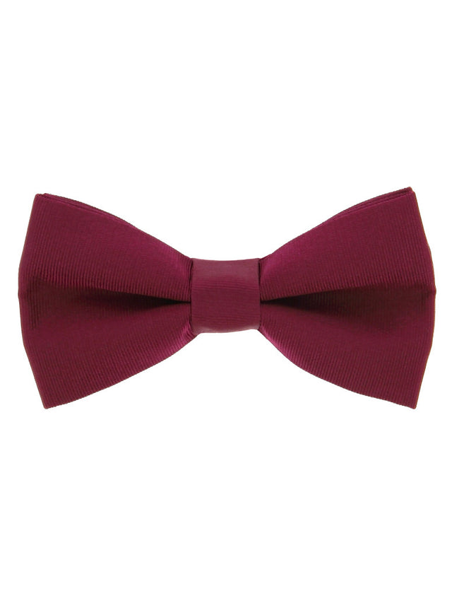Raspberry Bow Tie in Silk - Côme