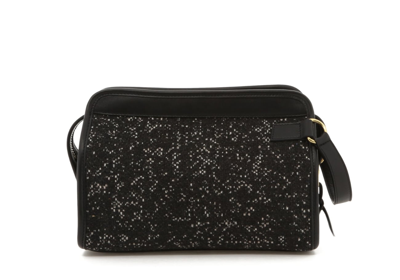 Large Travel Kit - Raven with Black Trim - Tweed Sunbrella