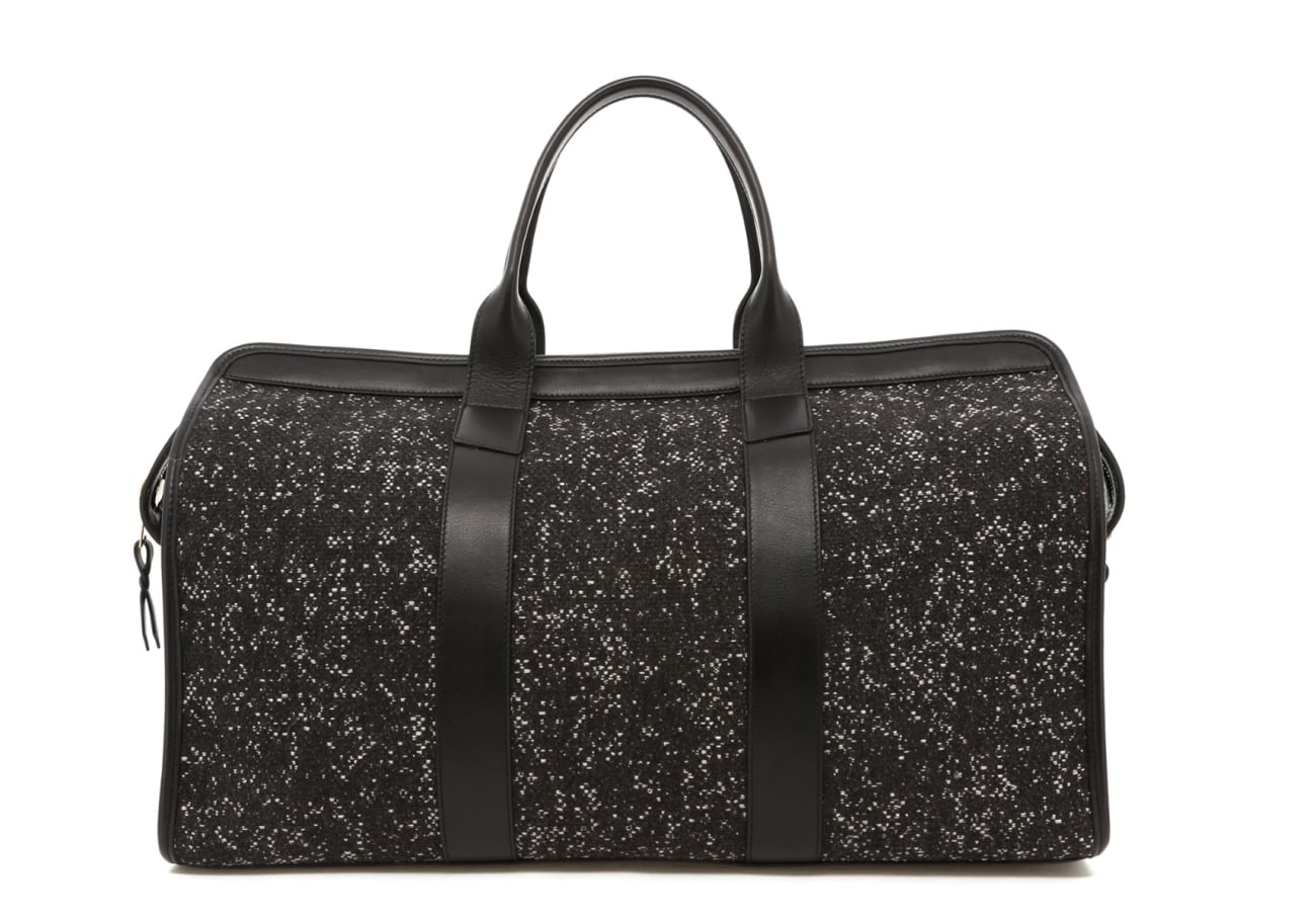 Signature Travel Duffle - Raven Tweed Sunbrella/Black Trim