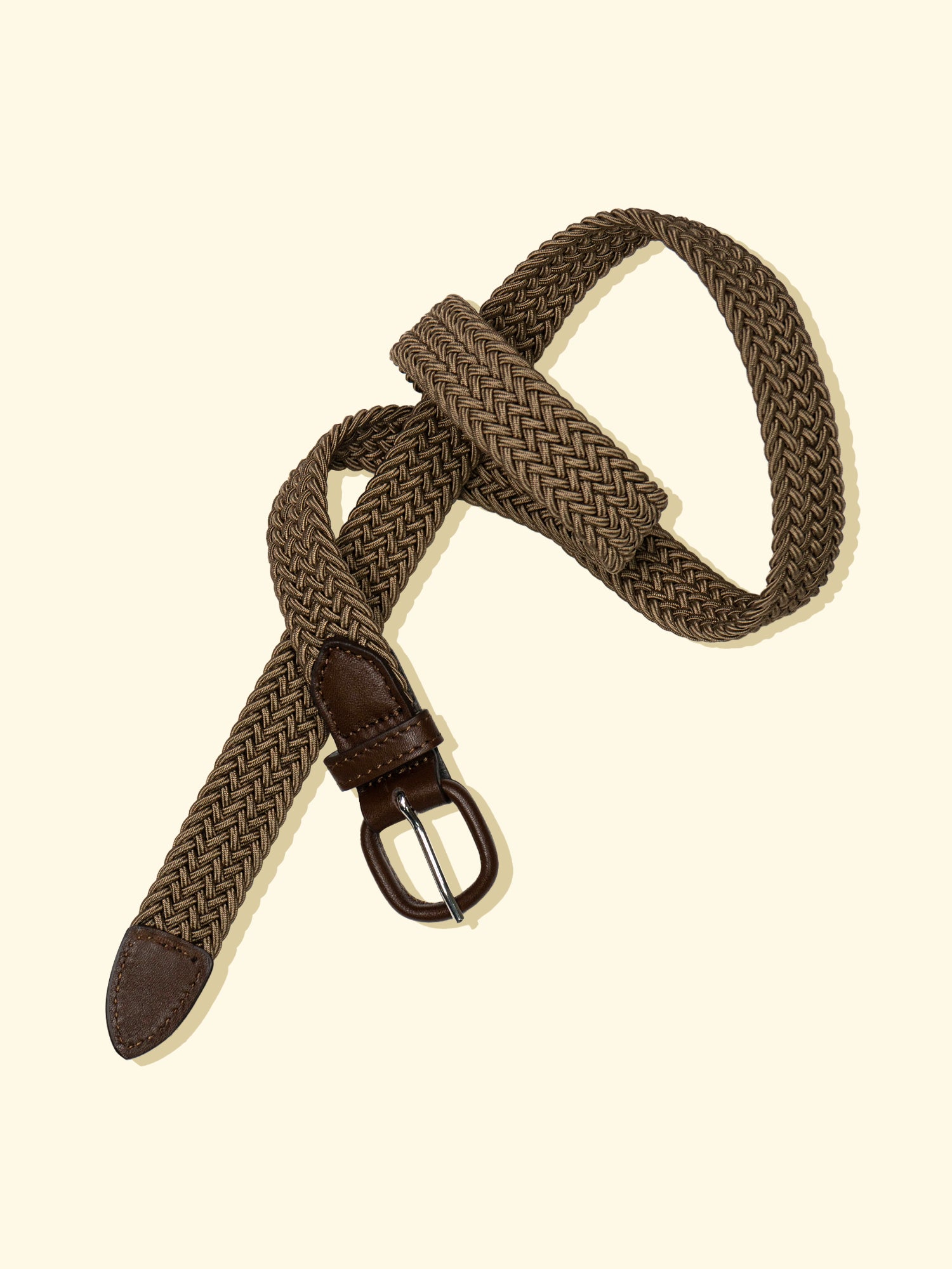 Elasticated Belt Bistre The Anthology