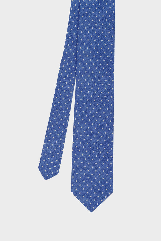 Navy Polka Dot Reef Tie