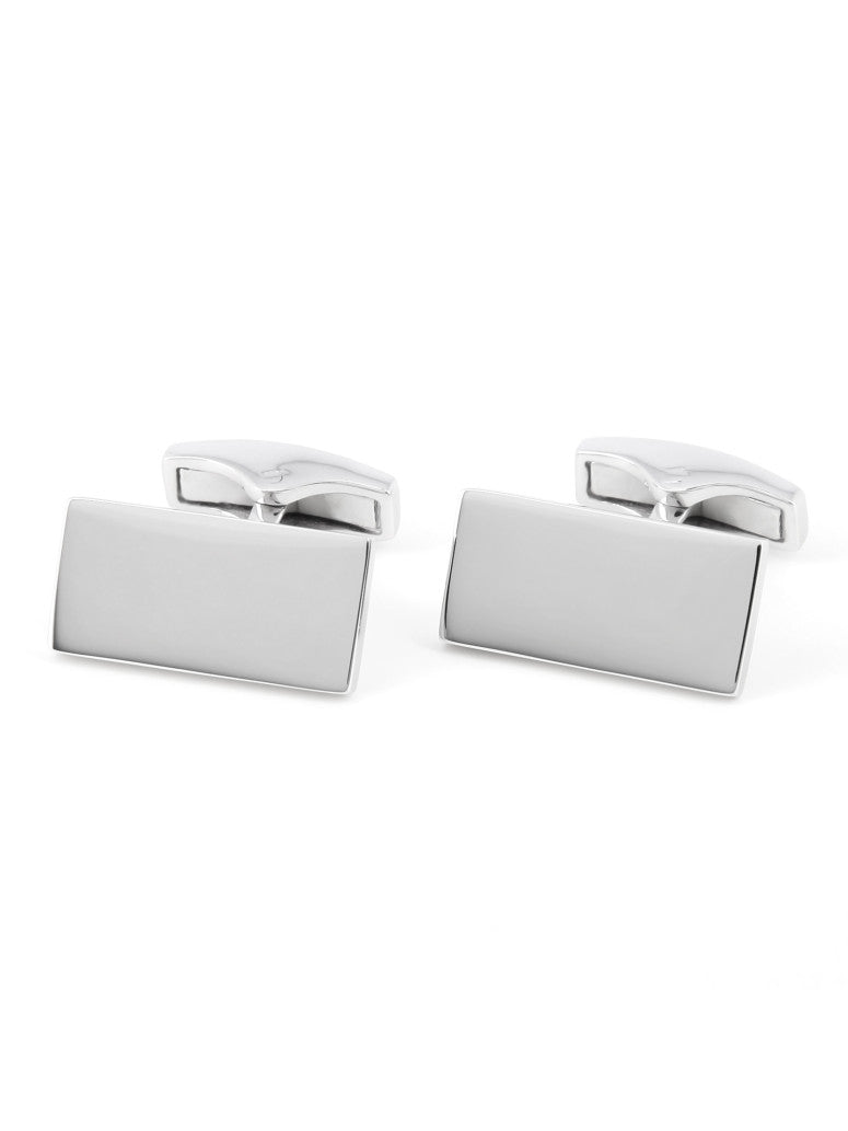 Rectangular Sterling Cufflinks Brompton