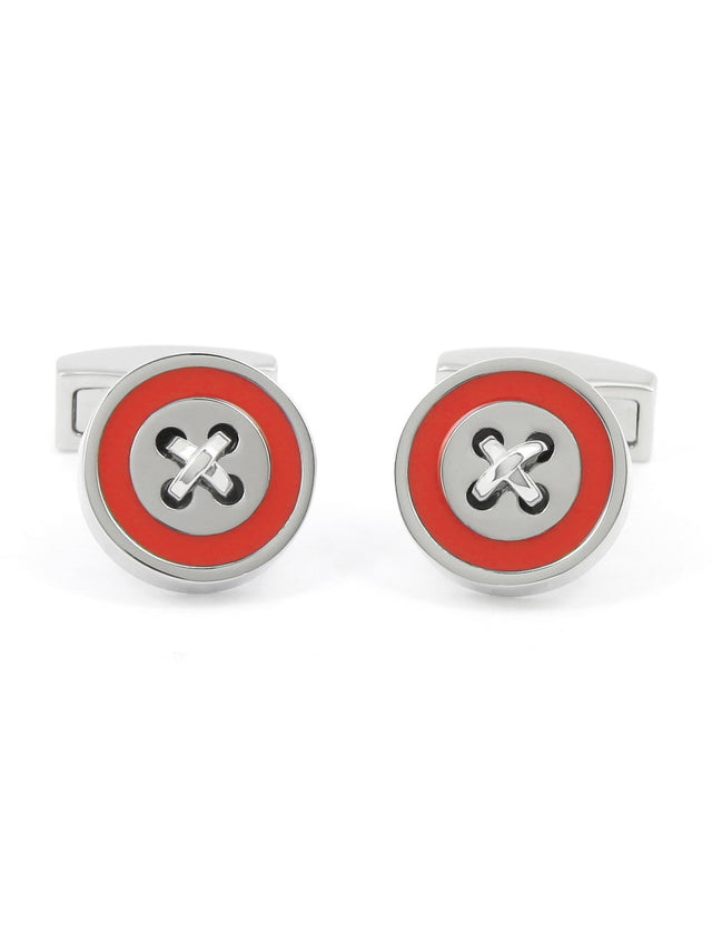 Red cufflinks - Baltimore