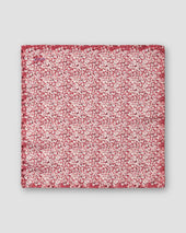 Floral Print Silk Pocket Square