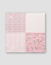 Four Prints Linen Pocket Square