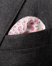 Four Prints Linen Pocket Square