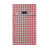 Red Grey White Checked Brushed Cotton Pyjama Bottoms
